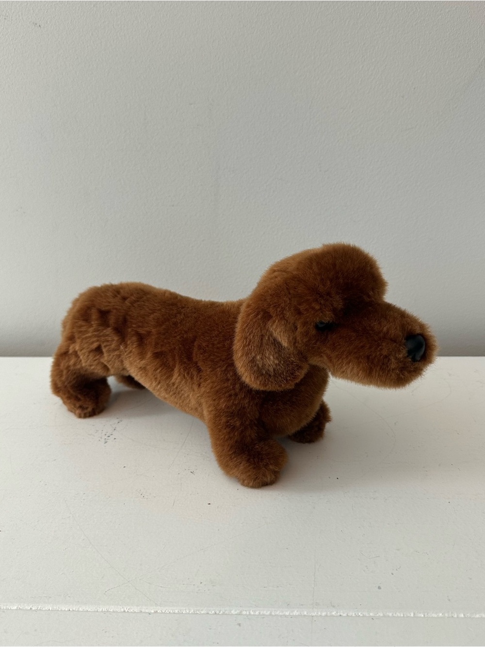 Douglas Dachshund Weiner Dog 13" Plush Realistic Brown Stuffed Animal Soft Toy